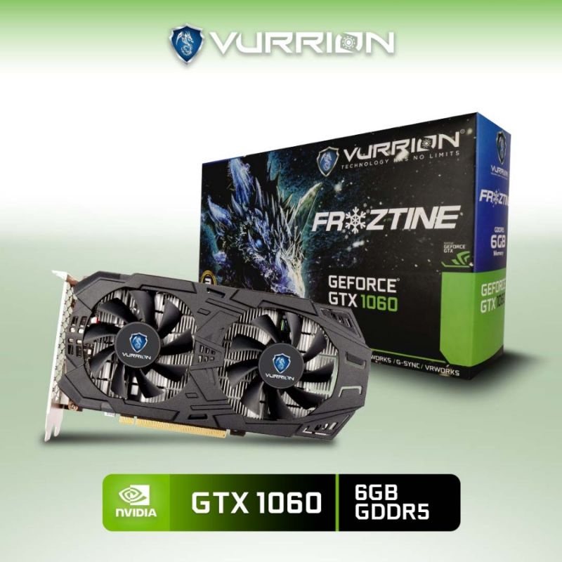 VGA VURRION FROZTINE GTX 1060 6GB DDR5 192 BIT