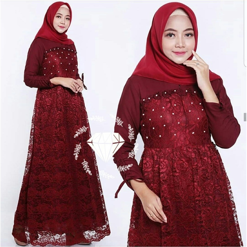 Dress Jenof - Pakaian Wanita - Gamis Muslim Wanita Terbaru