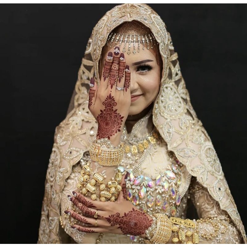 henna instan merah maroon tattoo henna merah