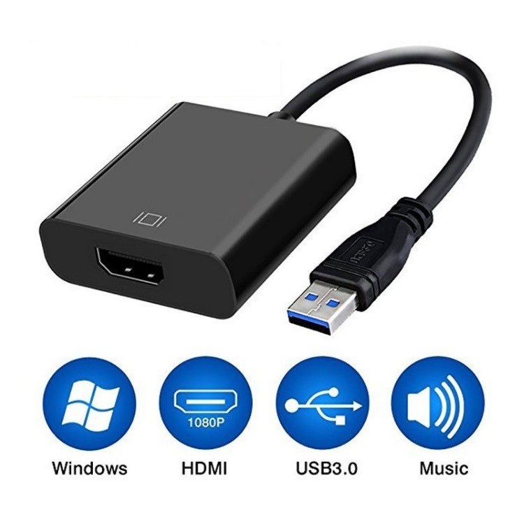 Converter USB 3.0 to HDMI Adapter 1080P High Quality