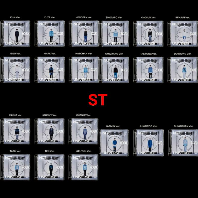 READY NCT 2021 UNIVERSE ALBUM JEWEL VERSION SET MEMBER Taeil Johnny Taeyong Yuta Kun Doyoung Ten Jae