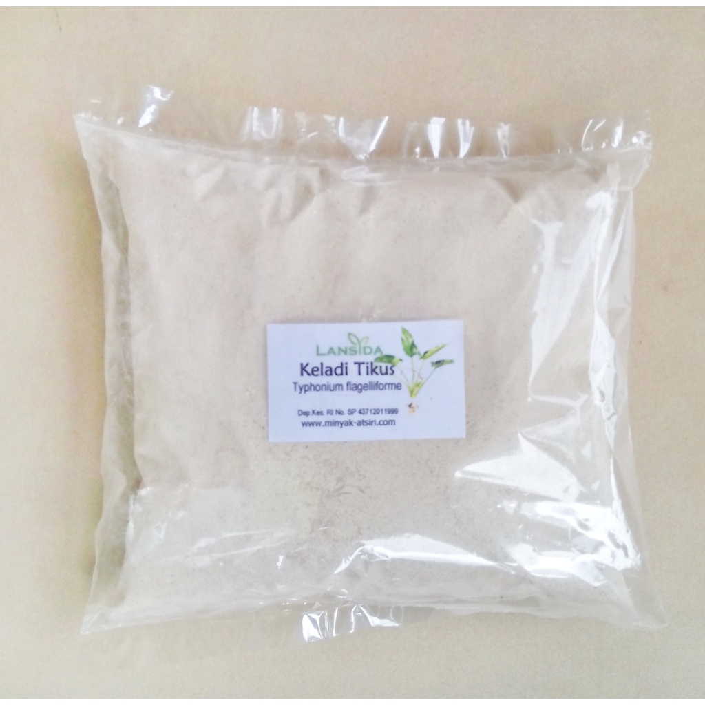 Bubuk Keladi Tikus 250 g | Serbuk Simplisia Talas Kunting | Typhonium flagelliforme Powder