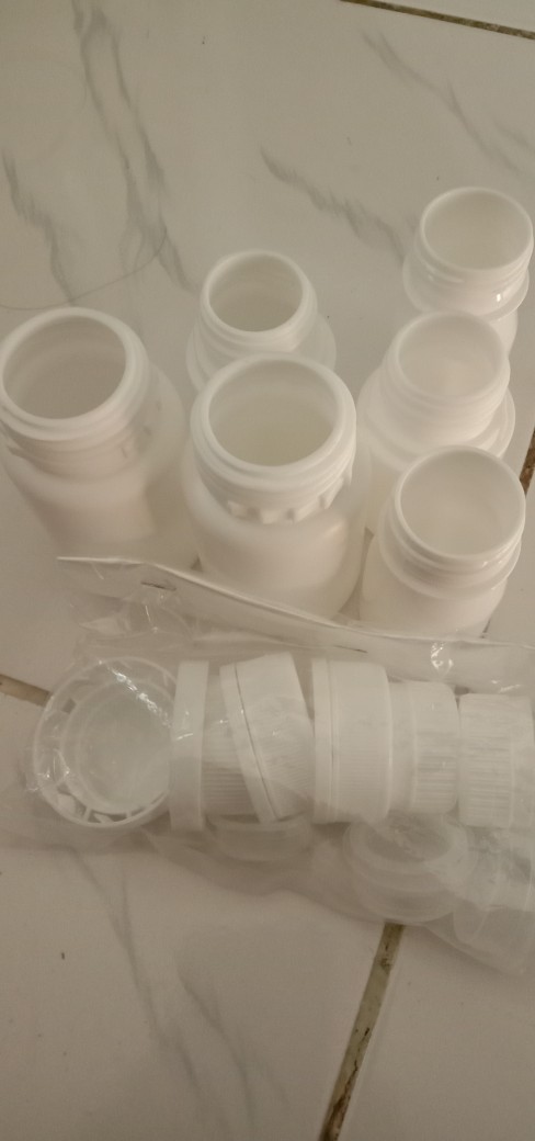 Botol Hdpe 100 Ml / Botol Kapsul 80 / Botol Putih Susu / Boto Ester C