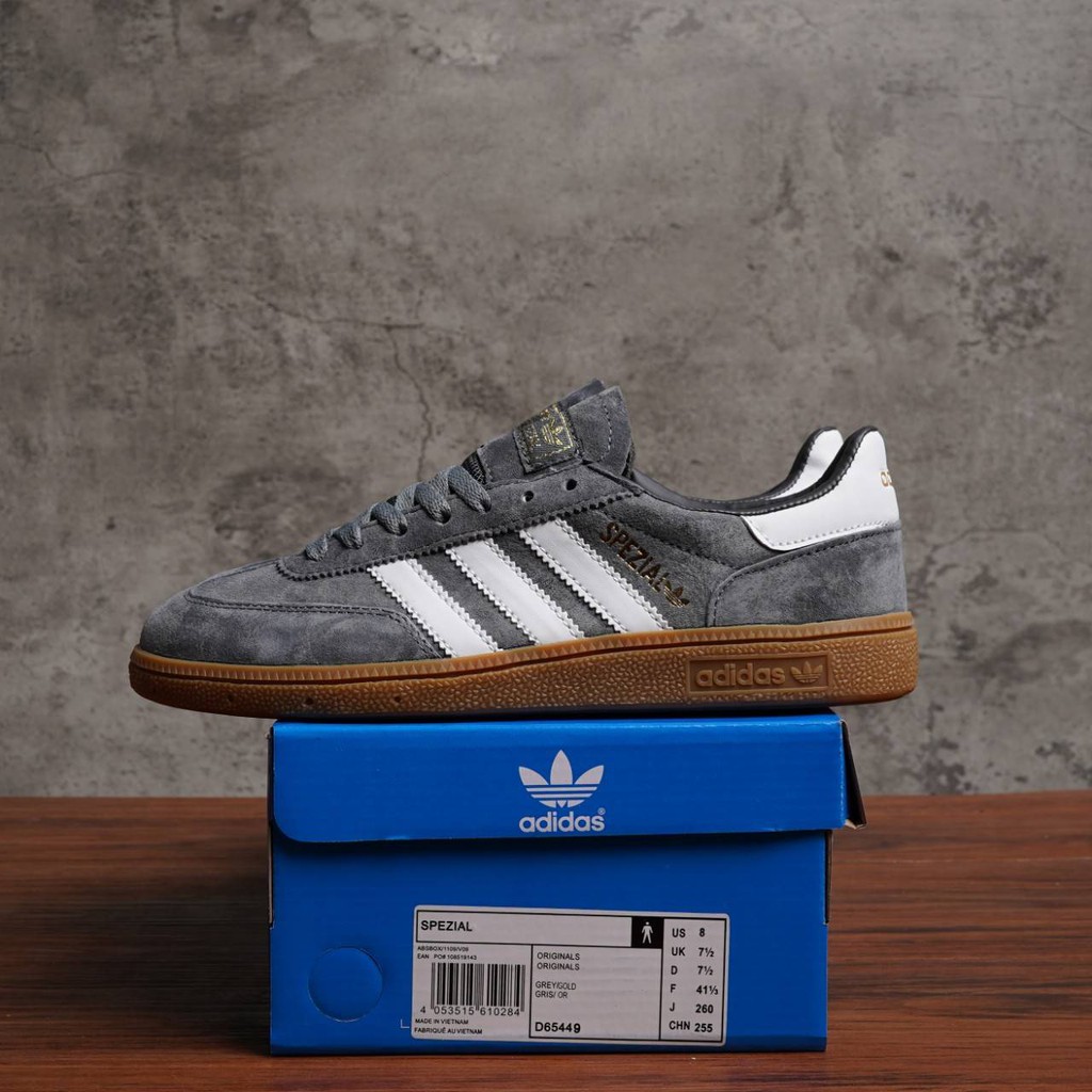 100 GRADE ORI SEPATU ADIDAS SPEZIAL  GREY GUM SNEAKERS 