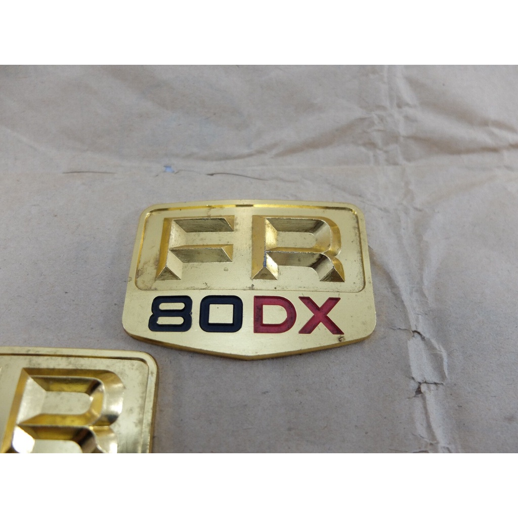 Emblem suzuki fr80 dx fr-80 deluxe original nos japan