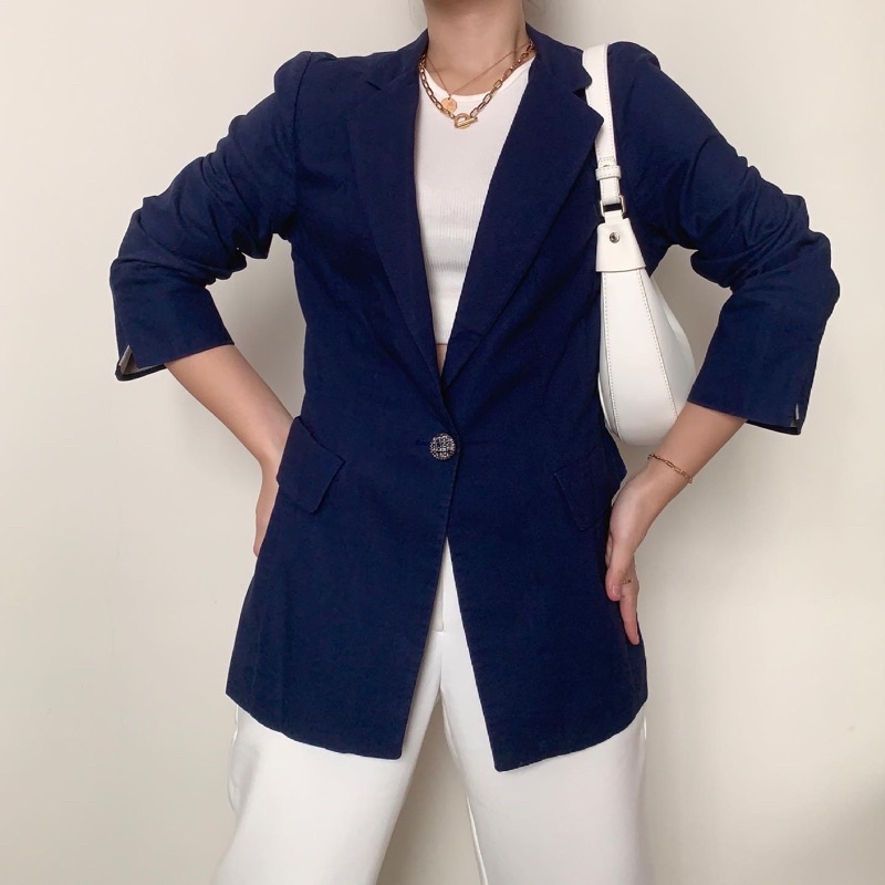 Clovis Navy Blazer