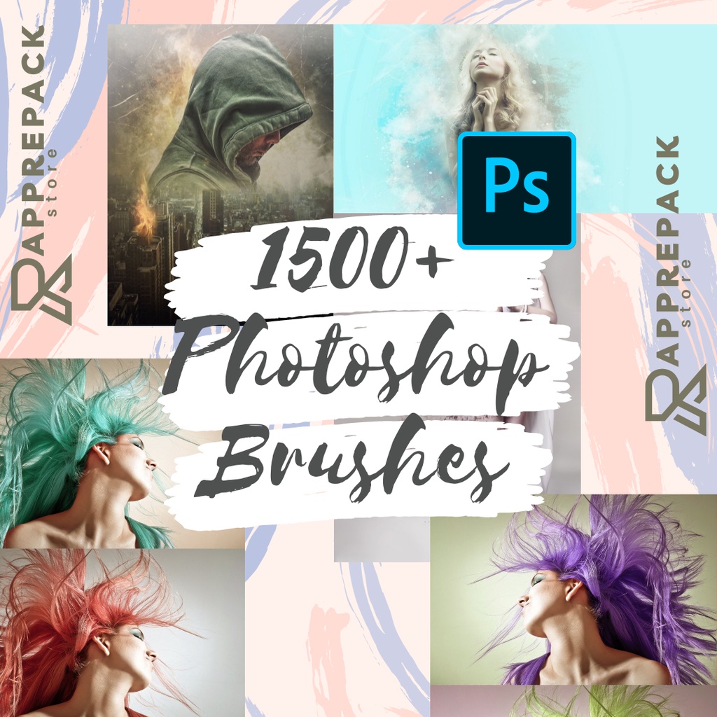 Jual Paket Lengkap Photoshop Brushes Komplit Dan Ekslusif Ditambah Bonus Shopee Indonesia