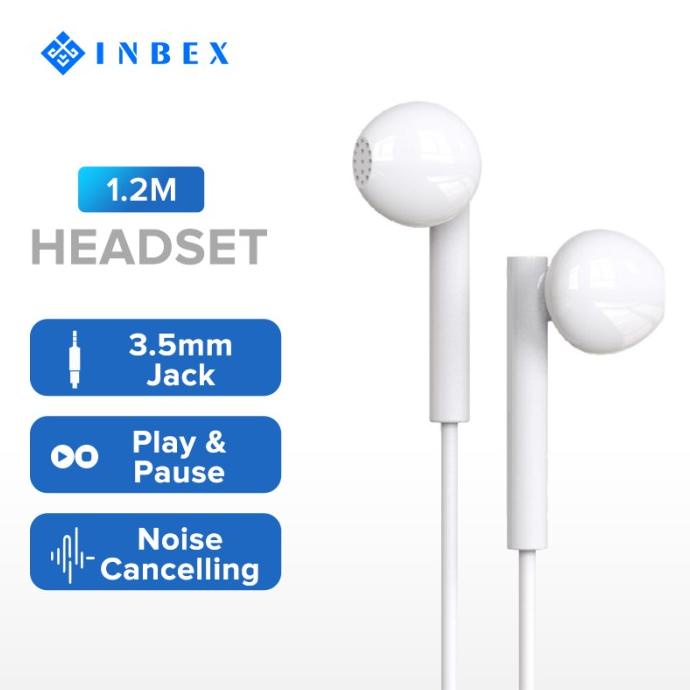 INBEX Wired Headset/Wired Earphone with mic/ bass HIGH QUALITY