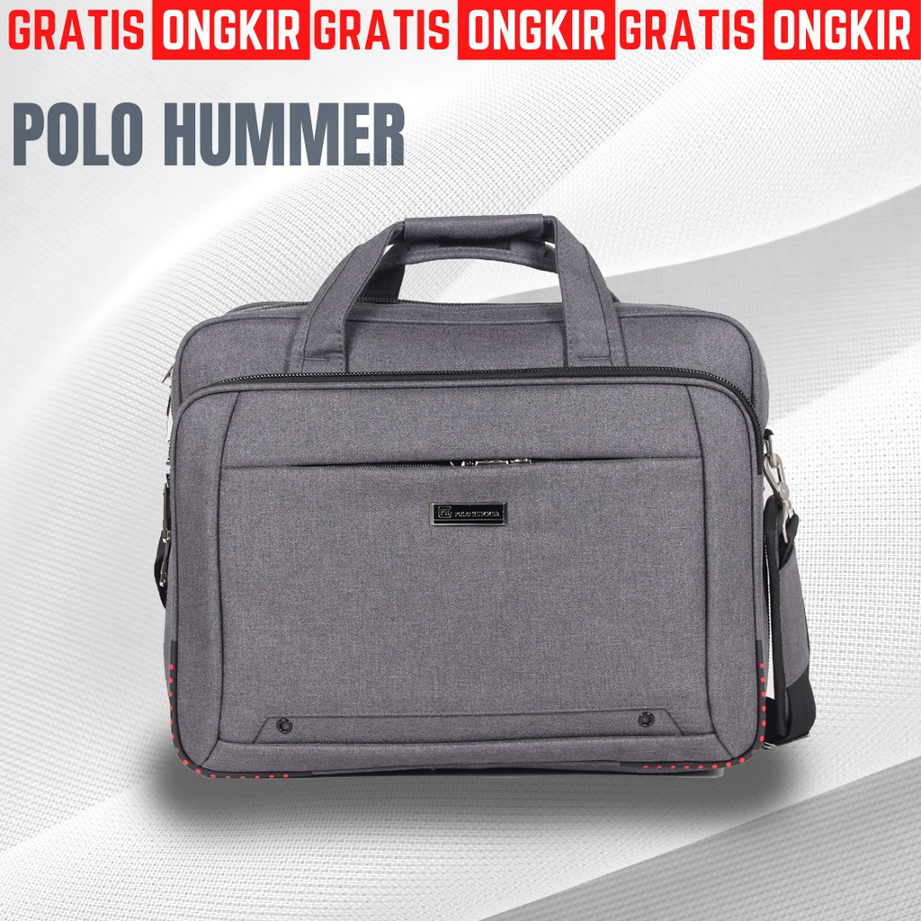 Tas Kerja Stopmap Expanding - Briefcase Tas Laptop POLO HUMMER Original