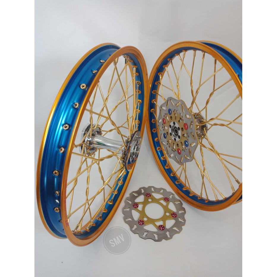 Velg Ninja R - RR - Paket Tromol Becak Kepang Pelintir - Set DFT