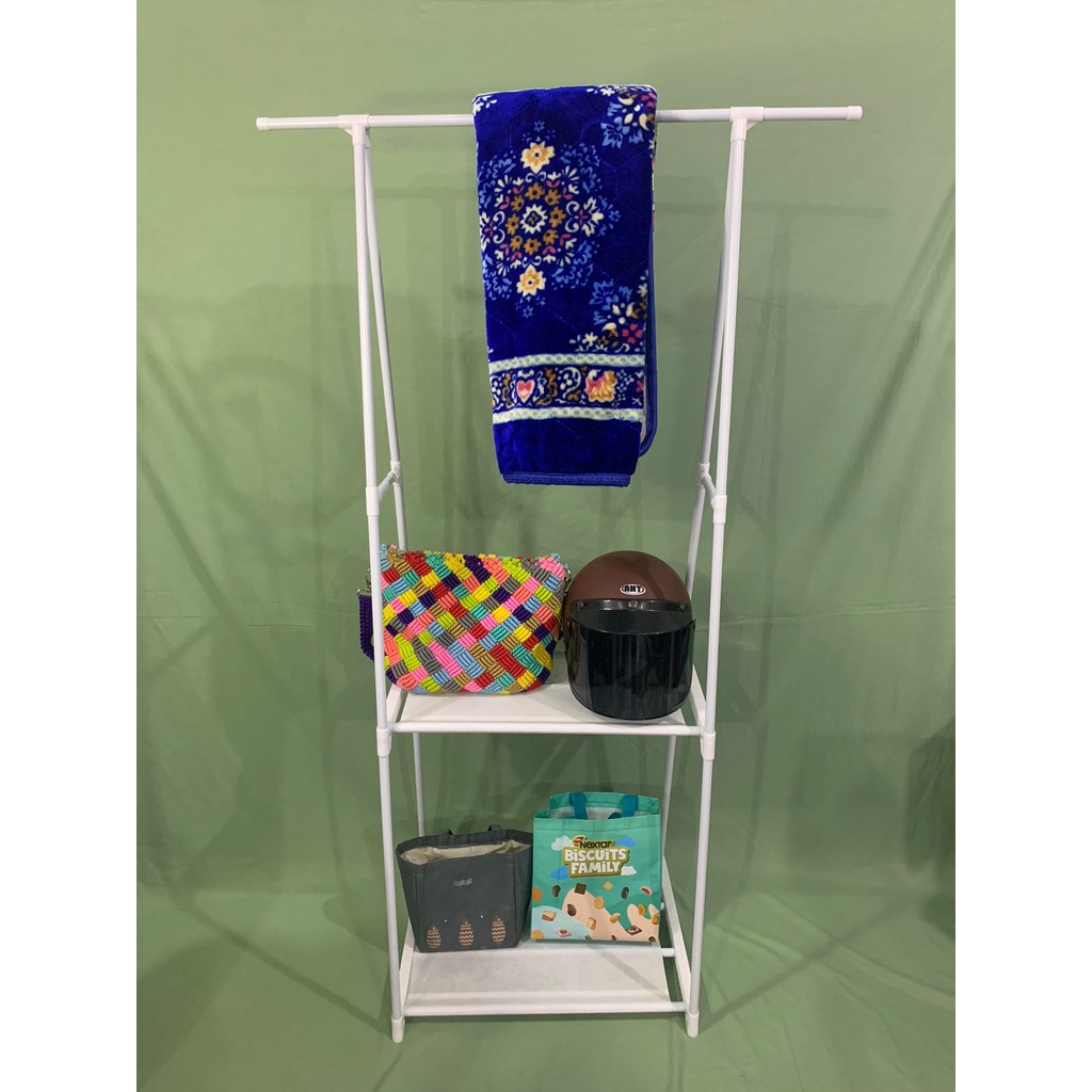 SHENAR GANTUNGAN BAJU /RAK BAJU / TRIANGEL STAND RACK / RAK SERBAGUNA / TRIANGLE CLOTH RACK, SHENARCORNER168