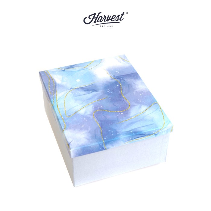 

Kotak Kado / Box Motif Harvest Glam Vibes - Fairy Blue