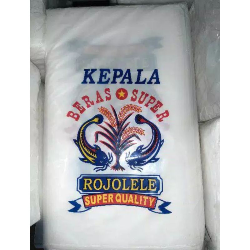 Karung Beras Plastik Merek Rojolele Super Quality 5 Kg