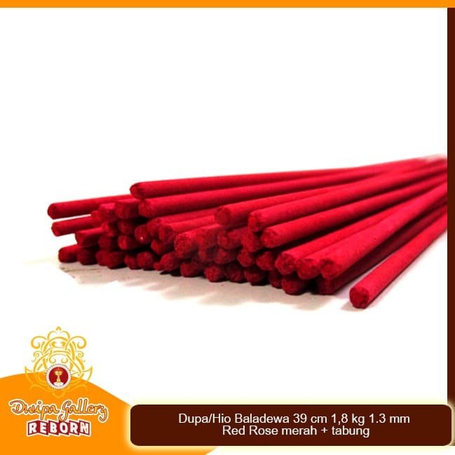 Dupa/ Hio Baladewa 39 cm 1.8 kg 1.3 mm Red Rose merah + Tabung PVC