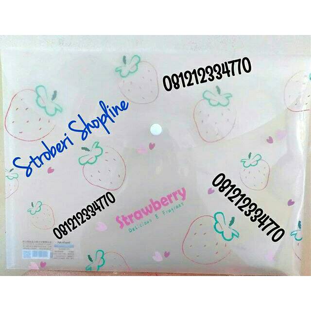 

Map File Kancing A4 Strawberry (IMPORT)