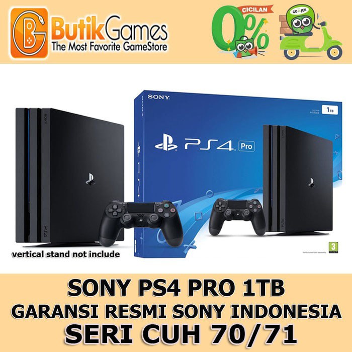 PS4 Sony PlayStation 4 Pro 1TB Garansi Resmi Sony Indonesia
