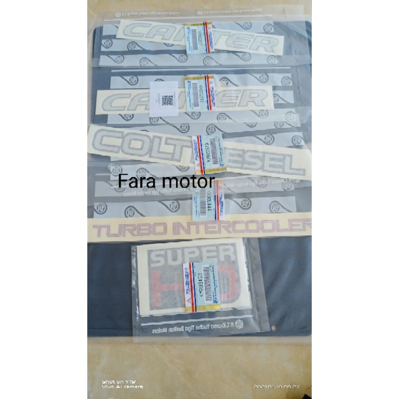 STIKER SET CANTER SUPER HD
