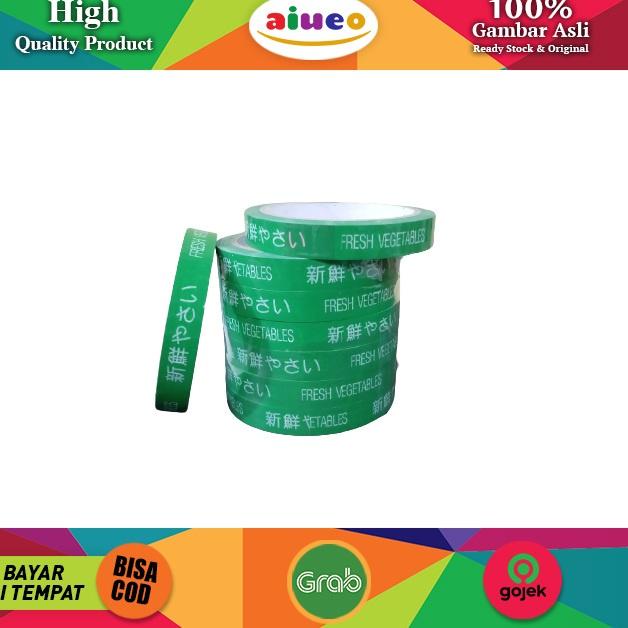 

[KODE PRODUK YKTST7096] Lakban Online Food / Orange Food / Green Food / Sayur 12 mm x 50 m - 12 Pcs