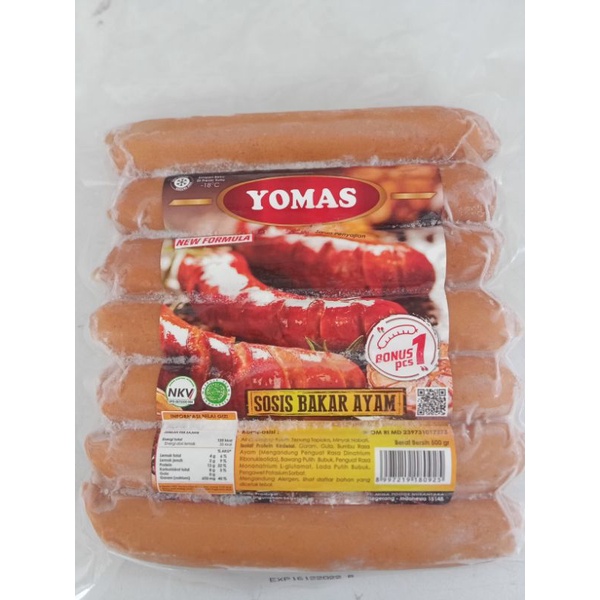 

YOMAS SOSIS AYAM BAKAR JUMBO ISI 7