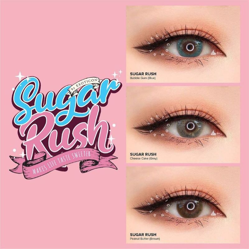 SOFTLENS X2 SUGAR RUSH NORMAL/MINUS S/D -6.00