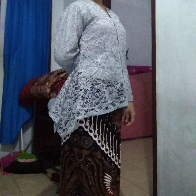 Maura Couple - Sania Ruffle Batik Couple Ori Ndoro Jowi Garansi Termurah Shopee - Batik Modern Solo