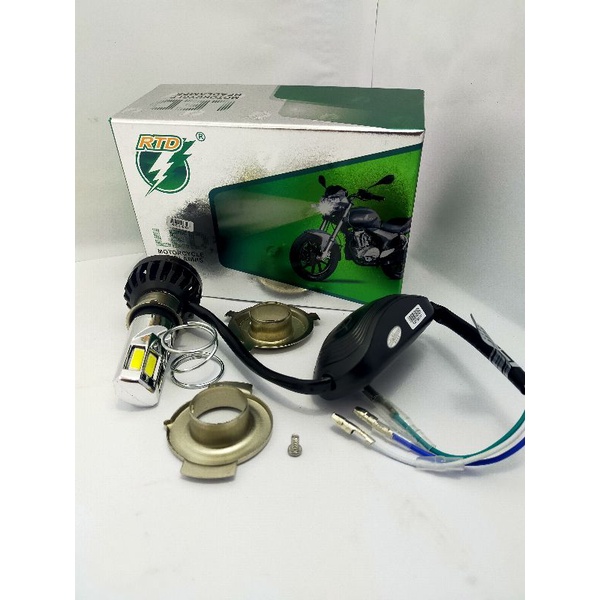 LED  6 SISI 3 SISI H4 H7 HEAD LAMPU UTAMA MATIC  SPORT