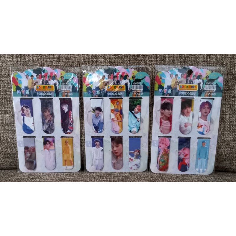 

PEMBATAS BUKU MAGNET HOLOGRAM MEMBER BTS ( ISI 6 PCS )