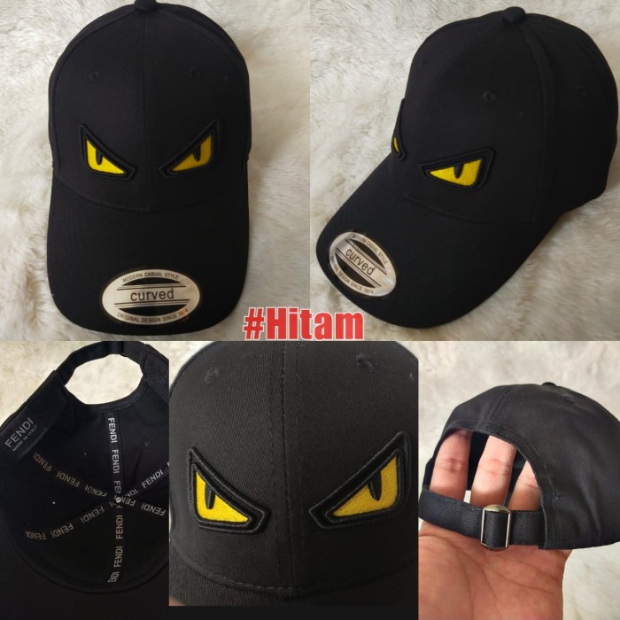 Topi Fendi Logo Monster Eye Premium Branded ( Not Gucci Lv)