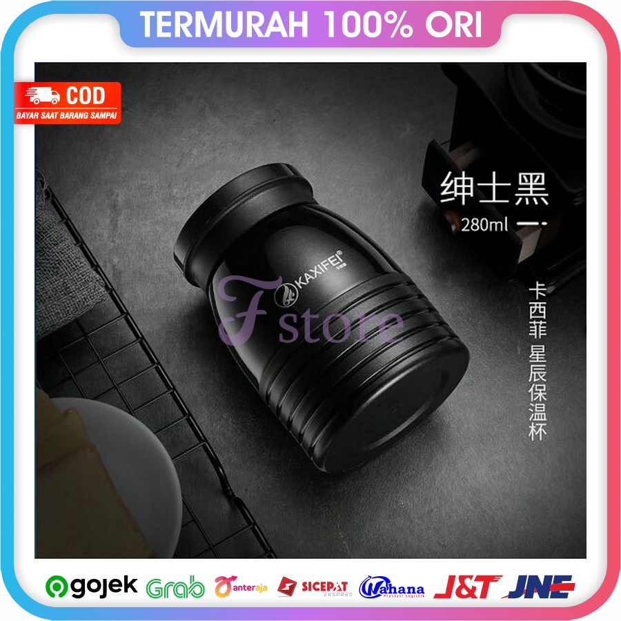 KAXIFEI BOTOL MINUM THERMOS VACUUM STAINLESS STEEL 280ML K701 JOGJA