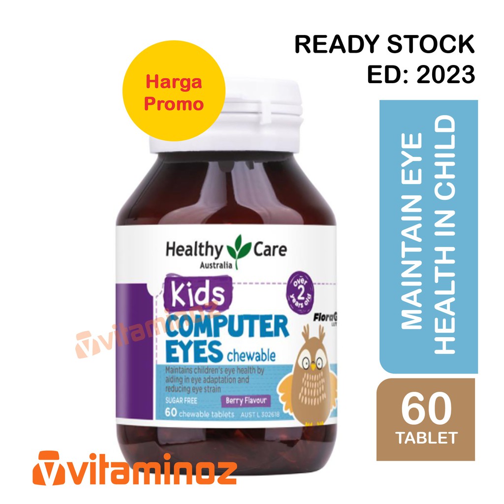 Healthy Care Kids Computer Eyes - 60 Chewable Tablets
