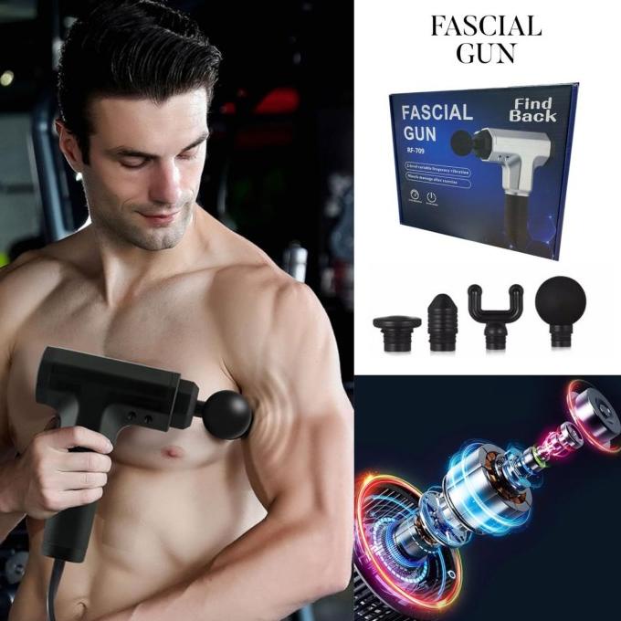 Fascial Gun Massage Gun Alat Pijat Massager Pembentuk Otot RF - 709