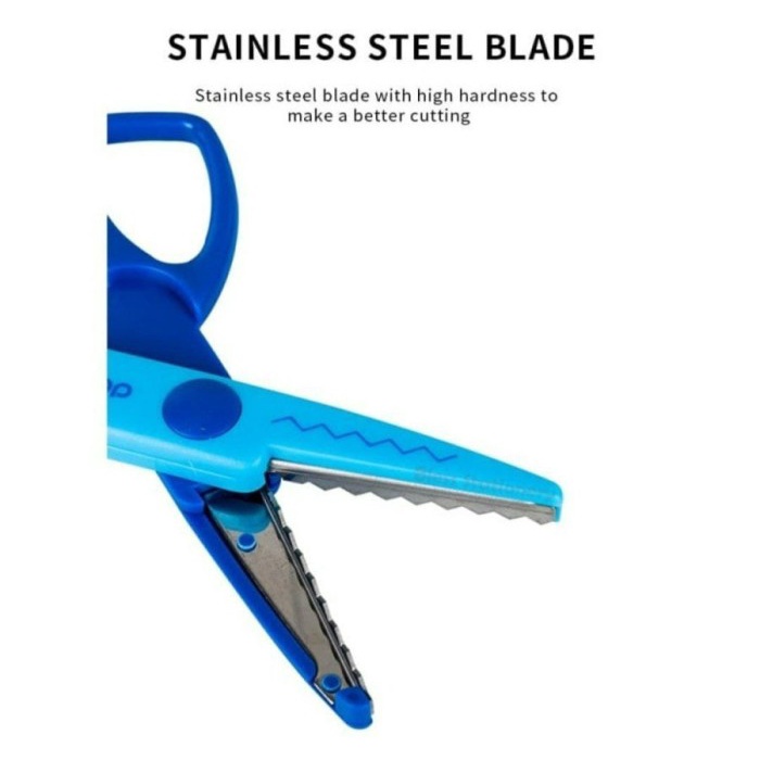 GARNISH SCISSOR GUNTING ZIGZAG BELI 1 DAPAT 2