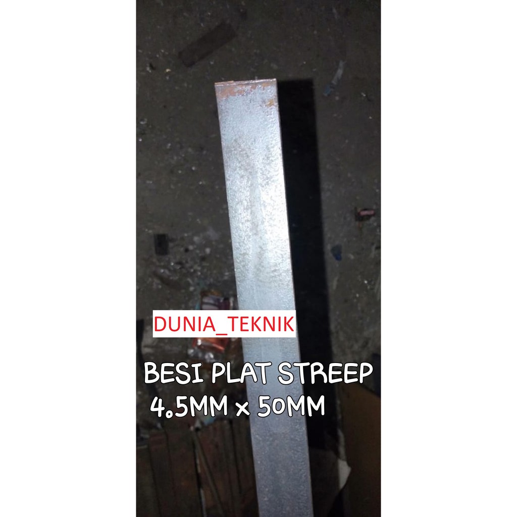 Besi Plat Streep 4 5mm X 50mm X 1 Meter Shopee Indonesia