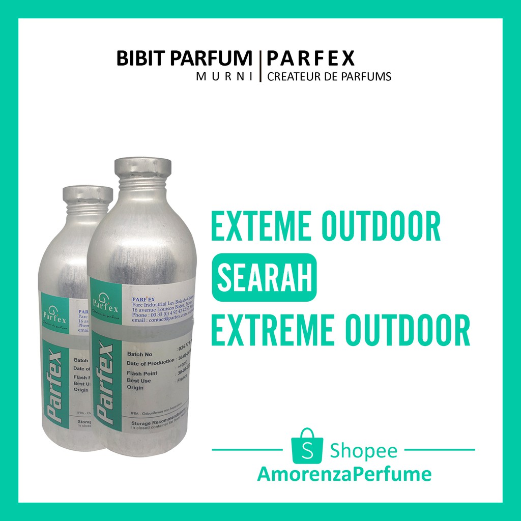 EXTEME OUTDOOR BIBIT PARFUM PARFEX 1 LITTER ORIGINAL 100% TANPA CAMPURAN / BIBIT PARFUM / BIBIT MINYAK WANGI