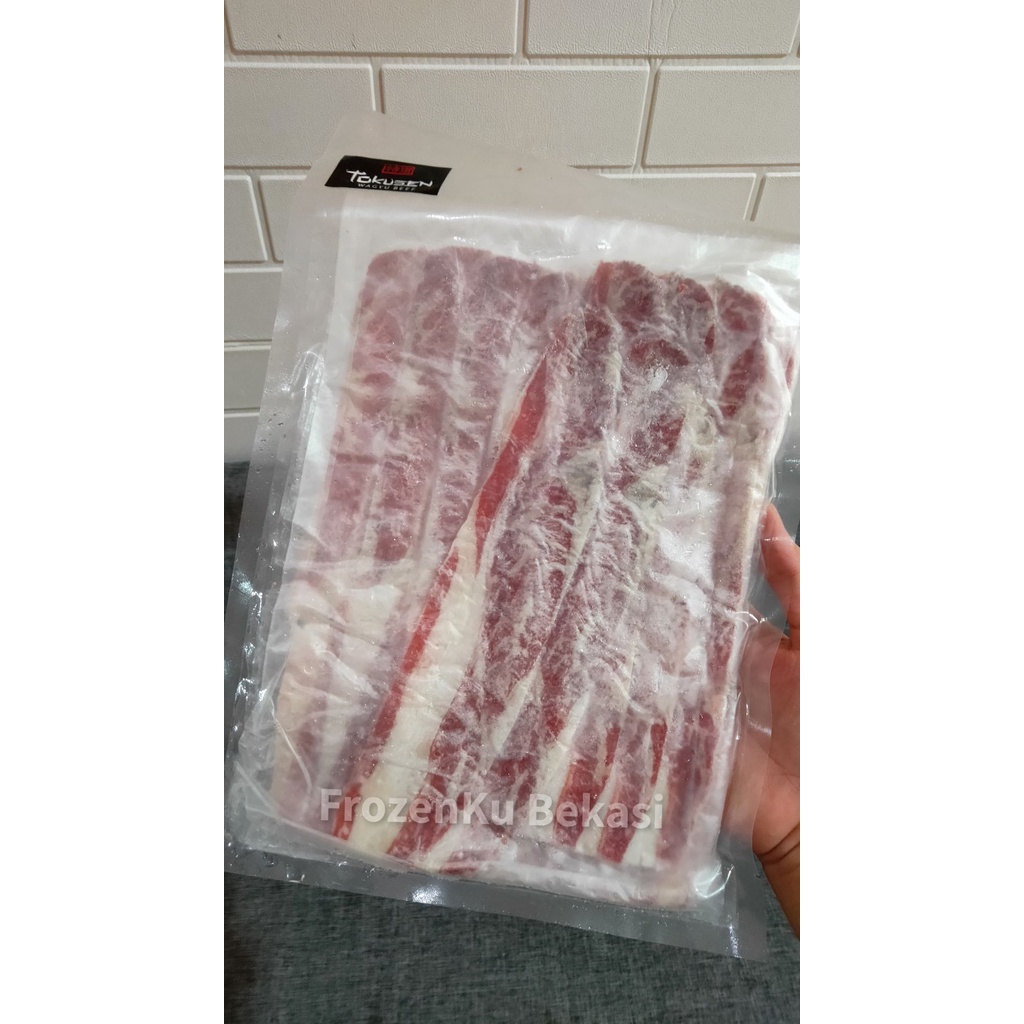 

PREMIUM BRISKET SHABU SLICE BEEF TOKUSEN WAGYU MB 5-4