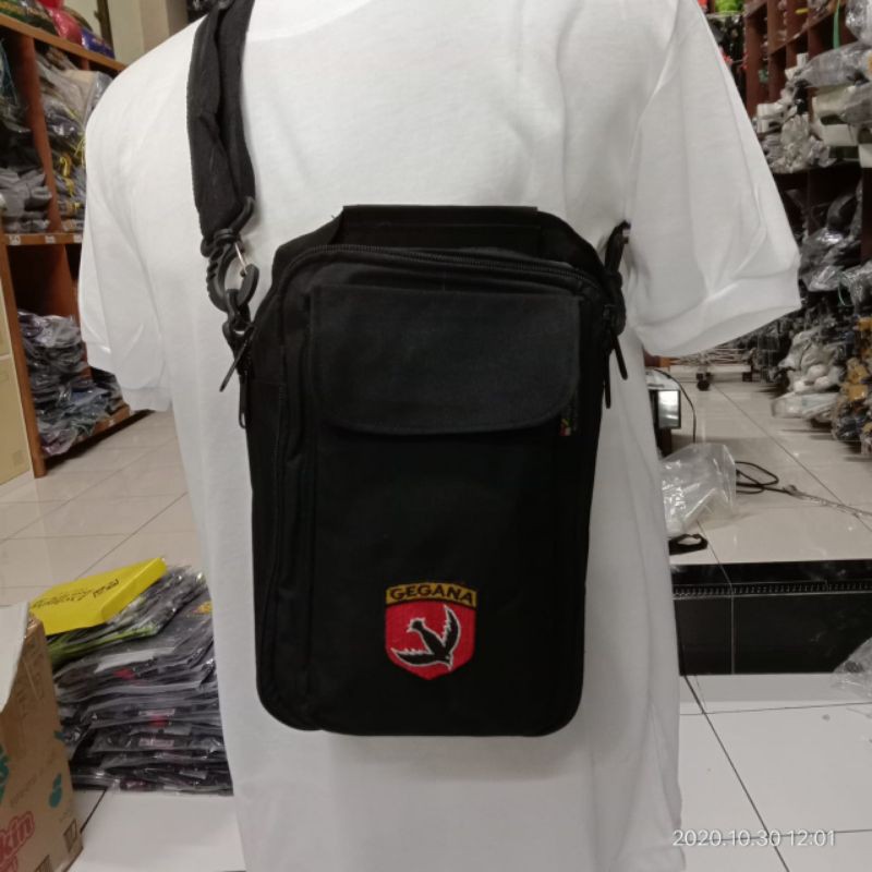 Tas|Tas Selempang pria|Tas Slempang Sabhara Polri | Tas Sabhara hitam