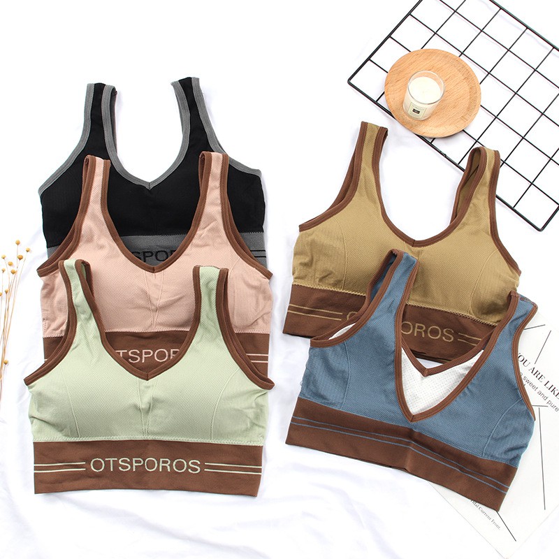 ❀ Chingu ❀ PW104 COD Sport Bra Yoga Gym Bra Wanita Korea Fashion Push Up Tanpa Kawat Import Surabaya