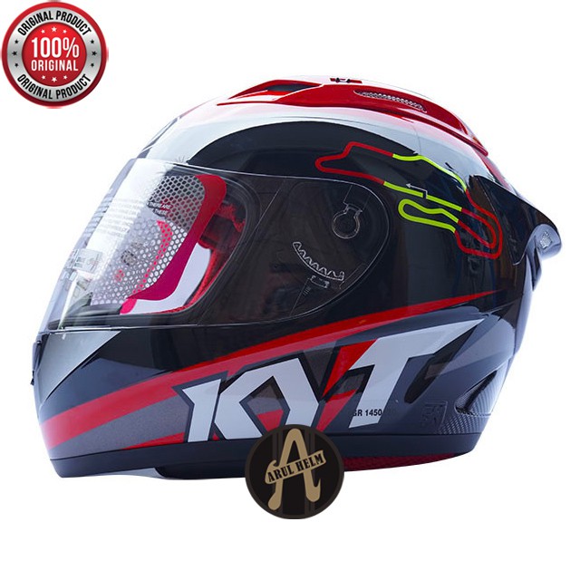 HELM KYT RC SEVEN PALING LARIS / KYT RC SEVEN SPAIN BLACK