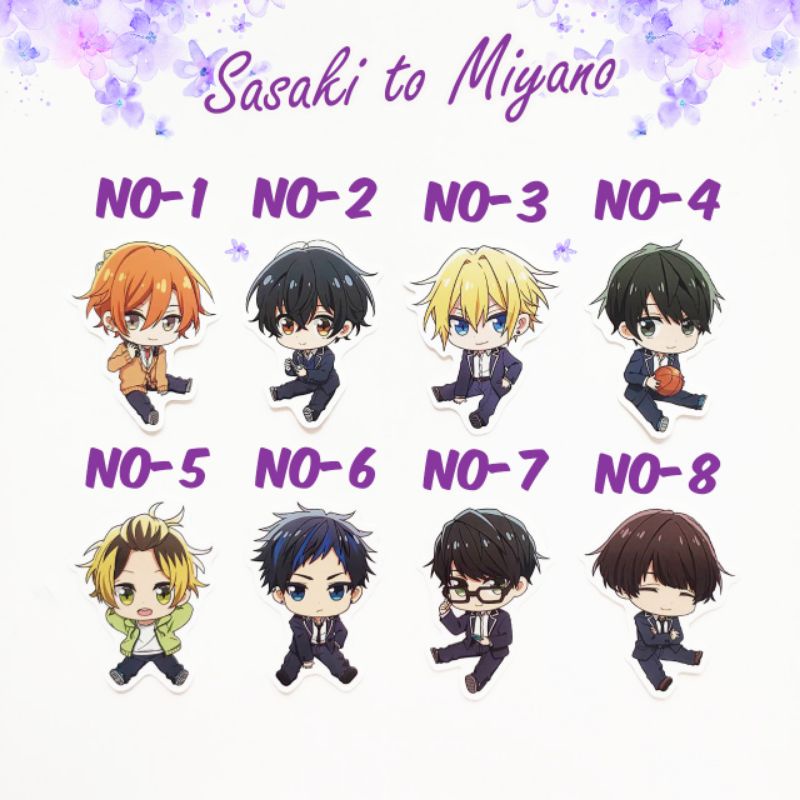 Sticker Anime Sasaki to Miyano 1 Merchandise