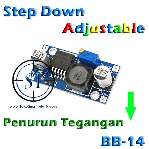 LM2596 Step Down DC-DC Module Multi Fungsi Penurun Tegangan LM 2596  Module DC Buck 3A  Adjustable Universal BB-14