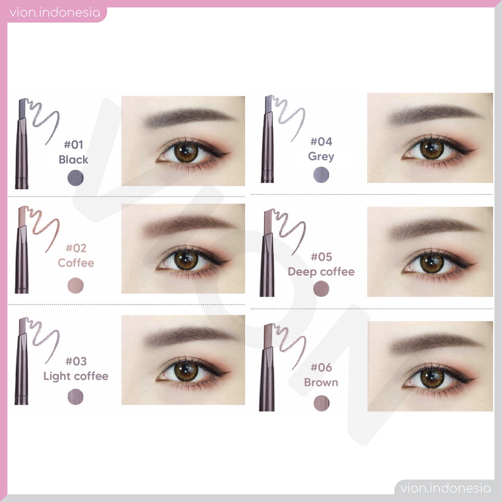 LAMEILA Colour Geometry Eyebrow Double Head Pencil Pensil LA004