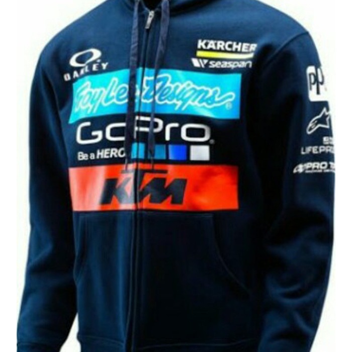 rjt04vt Jaket Hoodie Zipper Gopro - Ktm Murah Terbaru Kerensize S M L Xxl Xxxl - 2-3 Tahun, Putih