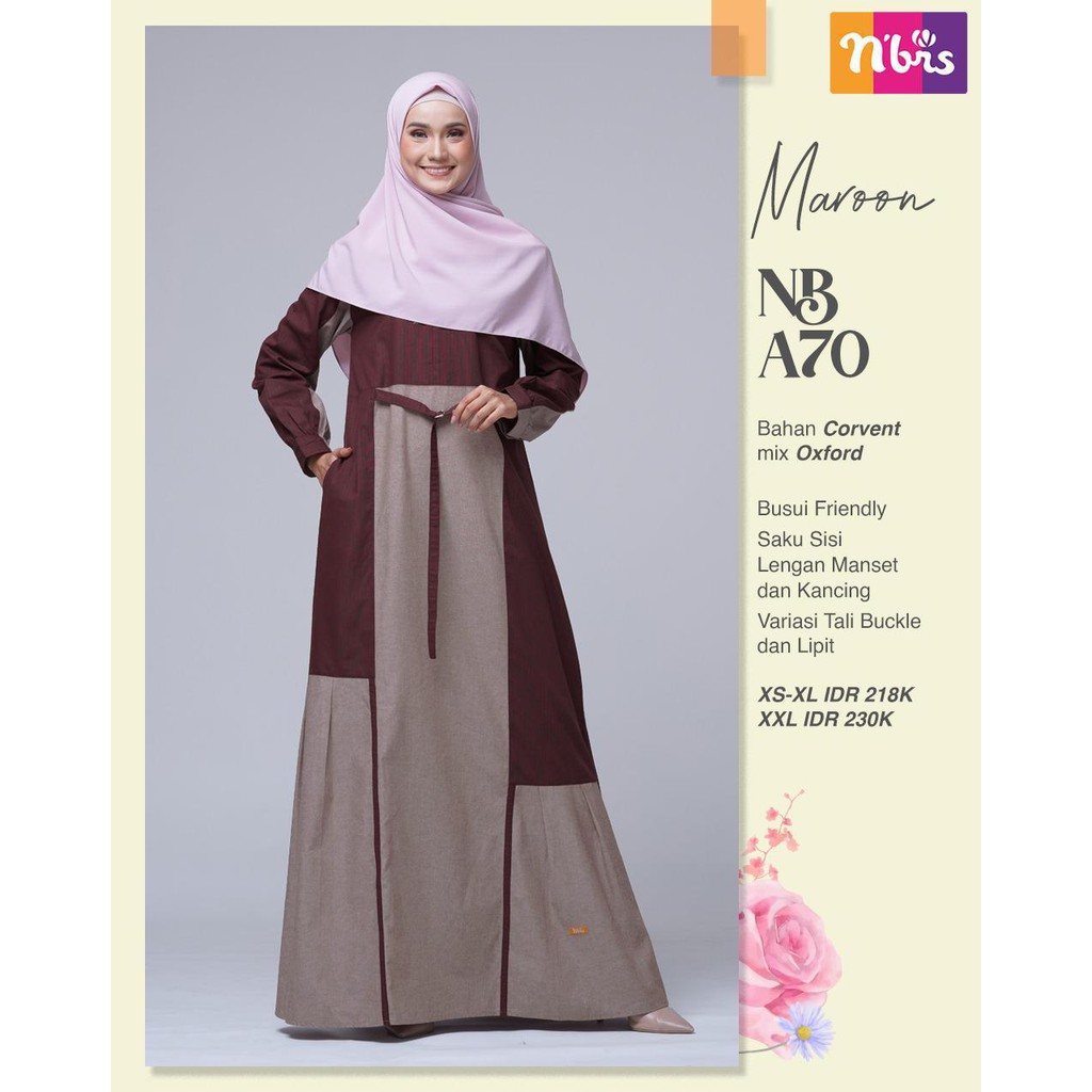 NIBRAS GAMIS - NB A70 MAROON