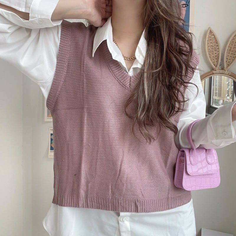 DISCOUN!!!! KANI VEST ROMPI RAJUT KNIT 12 get - Rompi Rajut Wanita