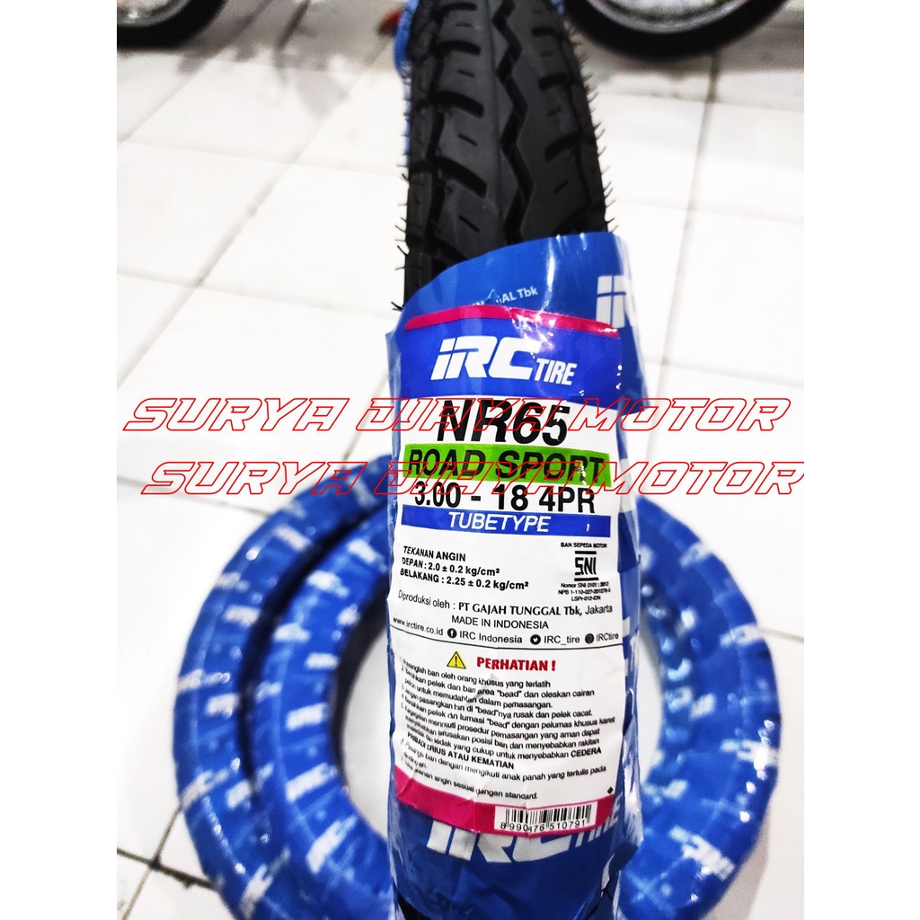 BAN LUAR MOTOR RX KING RXKING RX K RXK IRC NR 65 300 - 18 Ring 18