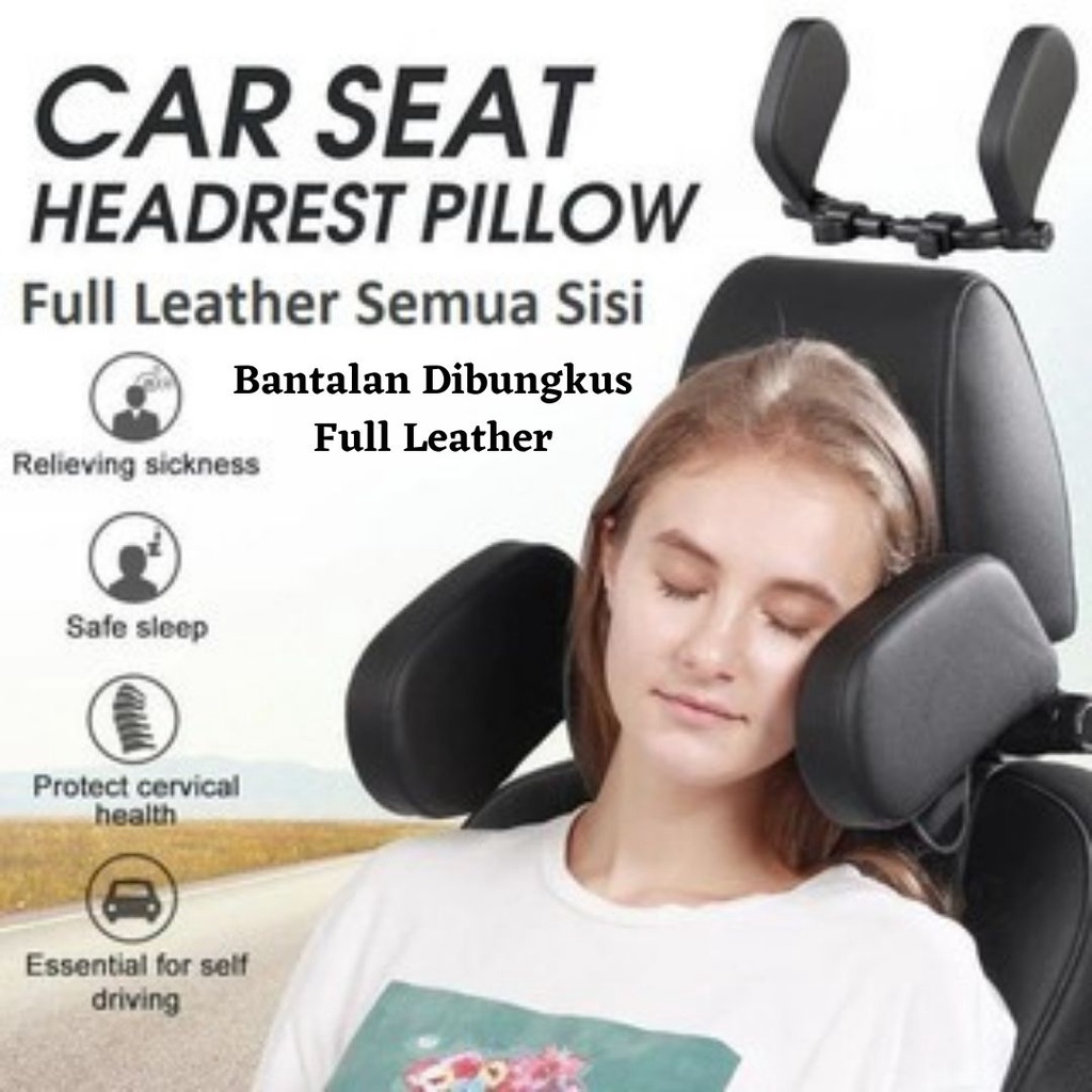 Car Seat Pillow Headrest Neck Travel Pillow Bantal Penyangga Jok Mobil Car Sleep Bantal Mobil