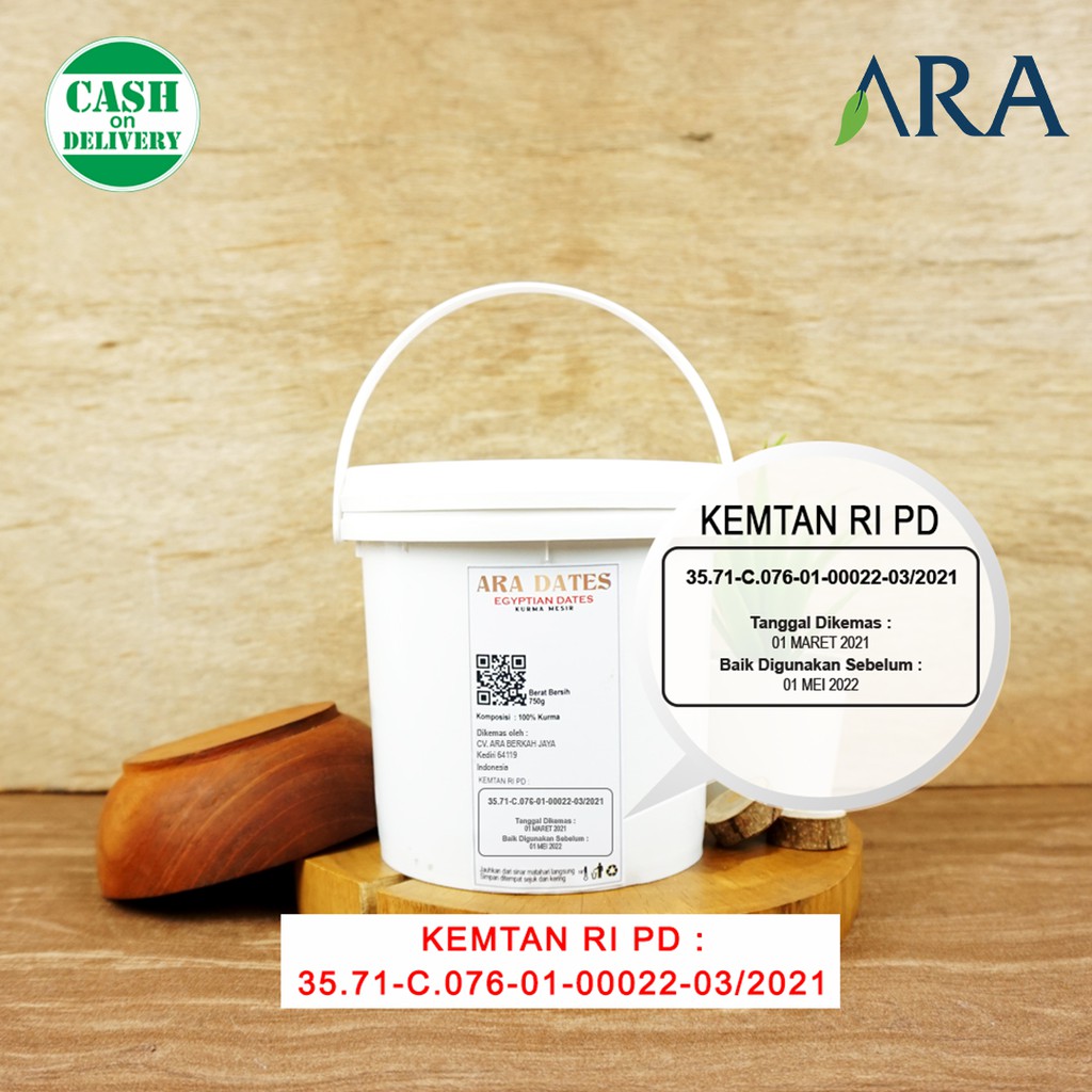 Kurma Mesir 750gr Original KEMTAN Kurma Murah Ember