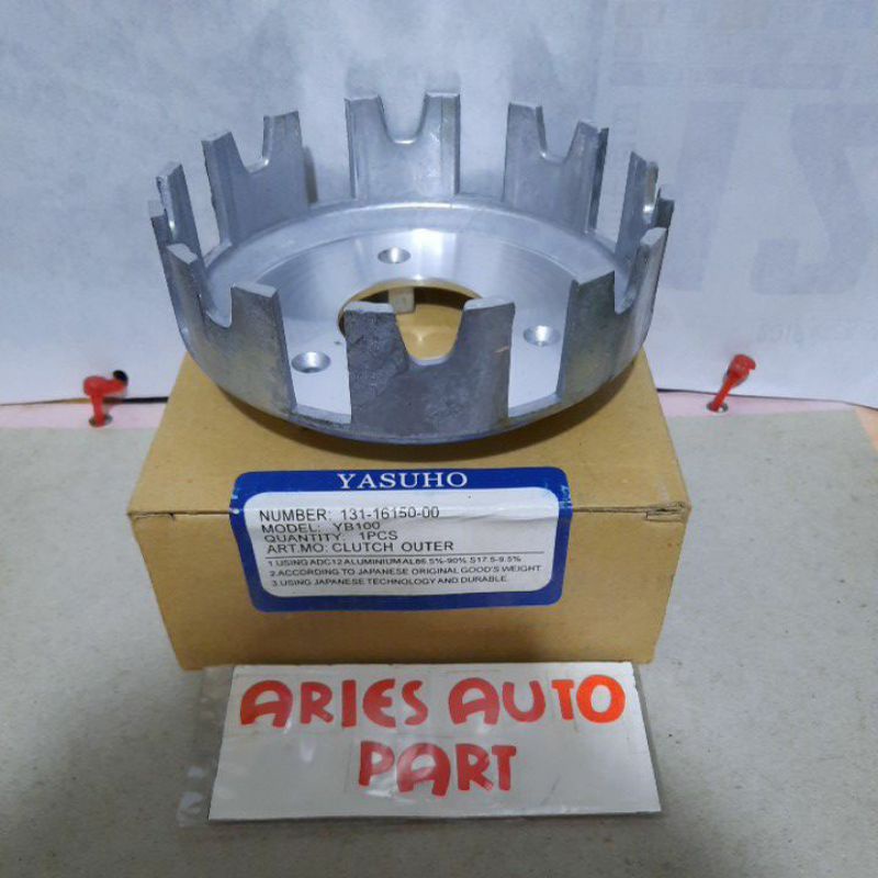 RUMAH ALUMUNIUM KOPLING CLUTCH OUTER YB100 L2 SUPER L2G