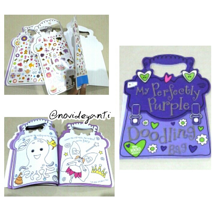 

My Perfectly Purple - Doodling Bag (over 1000 stickers)