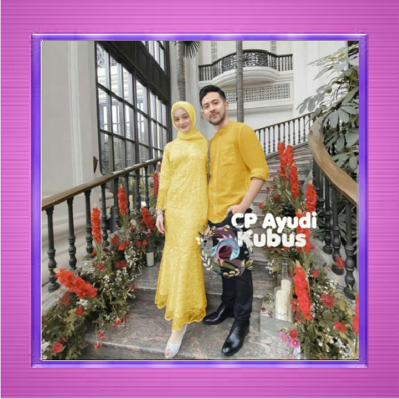 LEBARAN 2021 EDITION | BAJU COUPLE MUSLIM | MUTIF COUPLE 22 BHN RAYON PRINT HALUS TOSCA MARUN MAROON